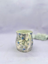 Load image into Gallery viewer, Handmade Blue Clematis Mug
